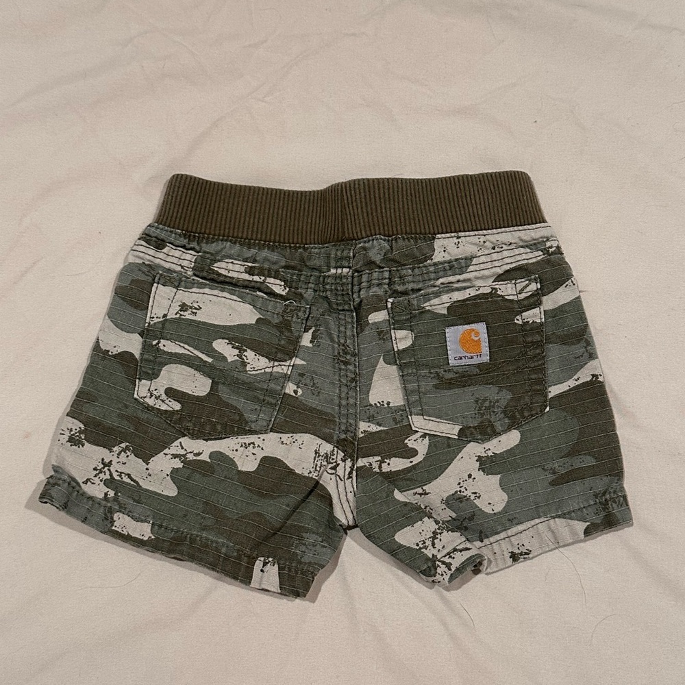 Carhartt Green Camouflage Shorts